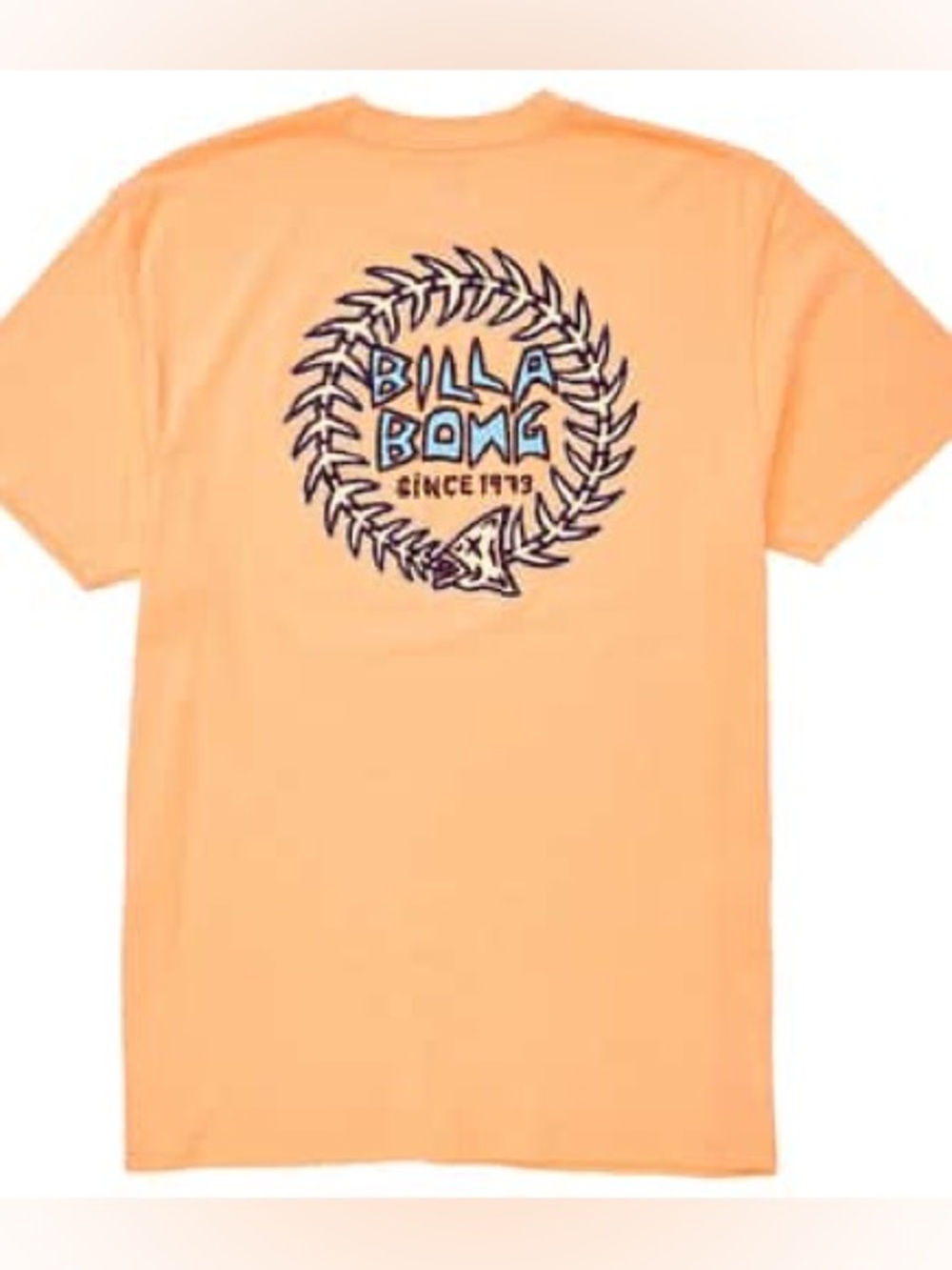 Billabong Men's Fishtail Cantaloupe T Shirt In Orange Size L